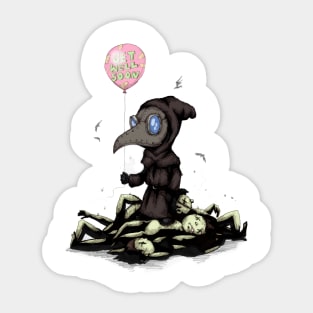 Plague Doctor Failure Sticker